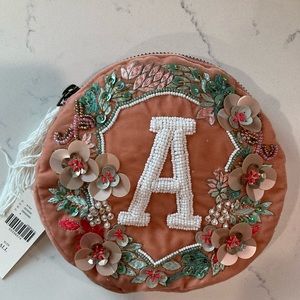 Anthropologie Anna Harlow Russo Pouch Satin